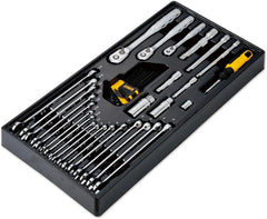 DEWALT Mechanics Tool Set, 1/4", 3/8", 1/2" Drive Tools and Combo Wrenches, 341 Piece (DWMT45341)