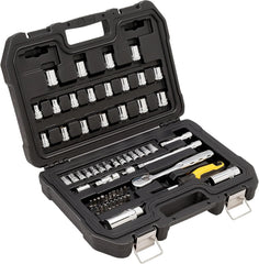 DEWALT 3/8" & 1/4" Drive Socket Set, 61-Piece 6-Point SAE & Metric (DWMT19257)