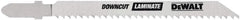 DEWALT DW3762H2 4-Inch 10TPI Laminate Down Cutting HSC T-Shank Jig Saw Blade (2-Pack)