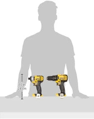 DEWALT (DCK280C2) 20V MAX Impact Driver and Drill Combo Kit