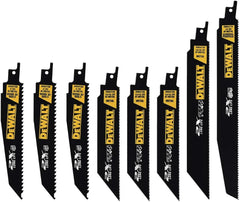 DEWALT - DWA4101 Reciprocating Saw Blade Set, Wood/Metal Cutting, 8-Pack (DWAR8SETCS)