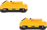 DEWALT 20V MAX Battery Pack, 3.0-Ah, 2-Pack (DCB230-2)
