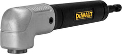 DEWALT Impact Ready 1.5 in Right Angle Drill Attachment, Magnetic Compact Ergonomic 90 Degree Drill Adapter (DWARA120) | Compact 1.5 in Footprint, Metal-Gear Case, Impact-Rated, Fits 1/4 in Internal-Hex Drivers, Magnetic Fastener Retention