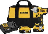 DEWALT 20V MAX Impact Wrench, Cordless, 1/2 inch, 2 Batteries and Charger Included (DCF891P2) | 600 Ft-Lbs Fastening and 800 Ft-Lbs Breakaway, Precision Wrench, Includes 2×5.0ah Batteries, Charger and Bag, (2 Batteries)