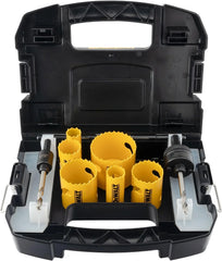 DEWALT Bi-Metal Hole Saw Kit for Wood, Metal and Plastic (D180001)