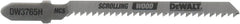 DEWALT DW3765H 3-Inch 12 TPI Trim/Coping HCS T-Shank Jig Saw Blade (5-Pack)