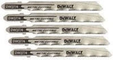 DEWALT - DW3776-5 Jigsaw Blades, Thin Metal Cutting, T-Shank, 3-Inch, 24-TPI, 5-Pack (DW37765)