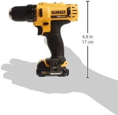 DEWALT 12V MAX 3/8 Inch Cordless Drill/Driver Kit with Battery and Charger Included (DCD710S2)