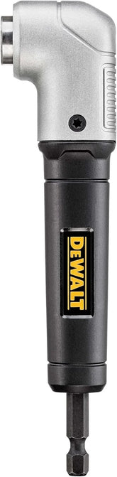 DEWALT Impact Ready 1.5 in Right Angle Drill Attachment, Magnetic Compact Ergonomic 90 Degree Drill Adapter (DWARA120) | Compact 1.5 in Footprint, Metal-Gear Case, Impact-Rated, Fits 1/4 in Internal-Hex Drivers, Magnetic Fastener Retention