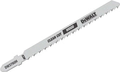 DEWALT DW3760H 4-Inch 10TPI Fine Finish Wood Cut HSC T-Shank Jig Saw Blade (5-Pack)