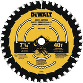 DEWALT Circular Saw Blade, 7 1/4 Inch, 40 Tooth, Wood Cutting, 10 Pack (DWA171440B10)