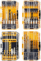 DEWALT Screwdriver Bit Set, 100 Pc Impact Driver Bit Set with Drill Bits, Magnetic Holder and Nut Drivers, FlexTorq Impact Ready, ToughCase Included (DWA2FTS100)