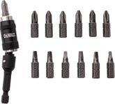 DEWALT Pivot Bit Holder Set with Screwdriving Bits and Magnetic Bit Holder, 14 Piece (DWPVTC14)