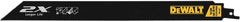 DEWALT - DWA41812 12-Inch Reciprocating Saw Blades, 14 TPI, 5-Pack (DWAR12114)