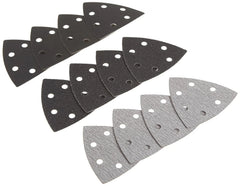 DEWALT Sandpaper Assortment, Hook and Loop Triangle, 12-Pack (DWASPTRI)