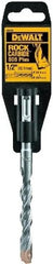 DEWALT SDS+ Hammer Bit, Rock Carbide, 1/2-Inch by 4-Inch by 6-Inch (DW5437)