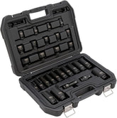 DEWALT Impact Socket Set, SAE, Combination Set, 1/2-Inch Drive, 28-Piece (DWMT19244)
