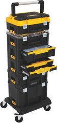 DEWALT Tool Storage Organizer Cart, Use With TSTAK System, Heavy Duty Wheels for Rolling, Organizer for Jobsites (DWST17889)