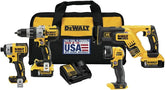 Black & Decker DCK494P2 20V MAX* XR Lithium Ion 4-Tool Combo Kit