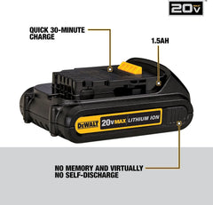 DEWALT 20V MAX Battery, Compact 1.5Ah (DCB201)