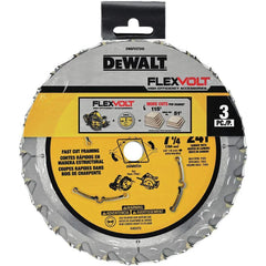 DEWALT Circular Saw Blade, 7 1/4 Inch, 24 Tooth, Framing, 3 Pack (DWAFV37243), Silver