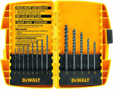 DEWALT Black Oxide Drill Bit Set with Pilot Point, 13-Piece (DW1163)