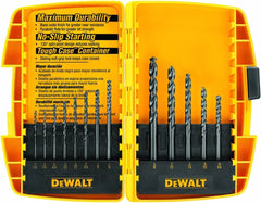 DEWALT Black Oxide Drill Bit Set with Pilot Point, 13-Piece (DW1163)