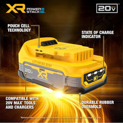 DEWALT 20V MAX* Starter Kit with POWERSTACK Compact Battery and Charger (DCBP034C)
