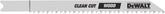 DEWALT DW3710H2 4-Inch 10TPI Fine Smooth High U-Shank Woodcutting Jig Saw Blade (2-Pack)