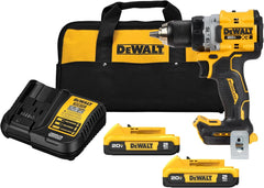 DEWALT 20V MAX XR Cordless Drill/Driver Kit, Brushless, Compact, with 2 Batteries and Charger (DCD800D2) | Compact 6.37 in Head, Metal Ratcheting Chuck, 2-Speed Up to 2, 000 Rpm. Kit: 2×2.0ah Batts and Charger, (2 Batteries)