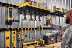 DEWALT Wire Shelf, 24 Inch, 35lb Capacity, Mounts to Metal Rail, DEWALT Workshop Storage System Compatible (DWST82812)