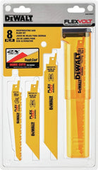 DEWALT DWAFV48SET FLEXVOLT Reciprocating Saw Blade Set, 8 Piece