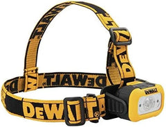 DEWALT Headlamp for Jobsite, 200 Lumen (DWHT81424), Yellow