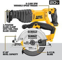 DEWALT 20V MAX Power Tool Combo Kit, 10 Tool Cordless Power Tool Set, 2 Batteries, Charger and 2 Bags Included, Dewalt Brushless Combo Kit (DCK1021D2)