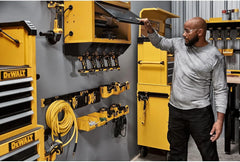 DEWALT Tool Organizer, Wall Mountable, for Power Tools, 500lb Capacity, DEWALT Workshop Storage System Compatible (DWST82824)