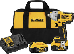 DEWALT 20V MAX Impact Wrench, Cordless, 1/2 inch, 2 Batteries and Charger Included (DCF891P2) | 600 Ft-Lbs Fastening and 800 Ft-Lbs Breakaway, Precision Wrench, Includes 2×5.0ah Batteries, Charger and Bag, (2 Batteries)