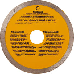 DEWALT Diamond Blade for Porcelain Tile, Wet/Dry, 4-1/2-Inch (DW4765)