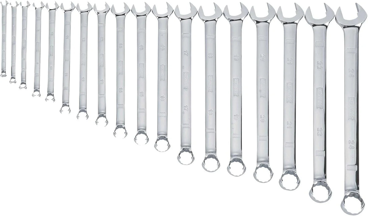 DEWALT Combination Wrench Set, MM, 18 Piece (DWMT19237)