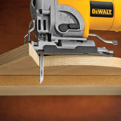 DEWALT DW3753H 4-Inch 6 TPI Fast Clean Cut Wood High Carbon Steel T-Shank Jig Saw Blade, 5-Pack
