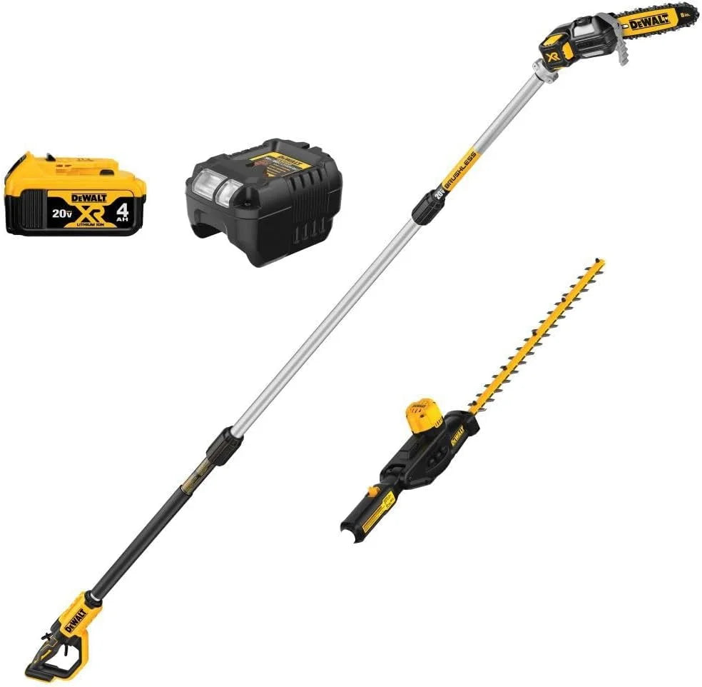 DEWALT DCKO86M1 20V MAX* Cordless Pole Saw and Pole Hedge Trimmer Combo Kit