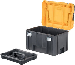 DEWALT TSTAK Tool Box, Deep, Long Handle, Extra Large Design, Fixed Divider for Tool Organization, Water and Debris Resistant (DWST17814)