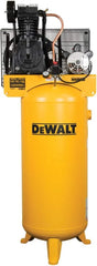 DEWALT 60 Gallon Stationary Vertical Air Compressor, 5 HP, OIL Lube, 230 Volt, 65 dB - Ideal Electric Air Compressor for home, tradesmen and industrial users.