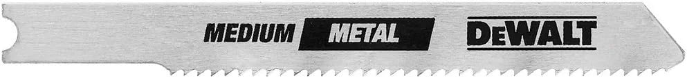 DEWALT DW3755H 4-Inch 8 TPI Aluminum/Fiberglass Cut HCS T-Shank Jig Saw Blade (5-Pack)