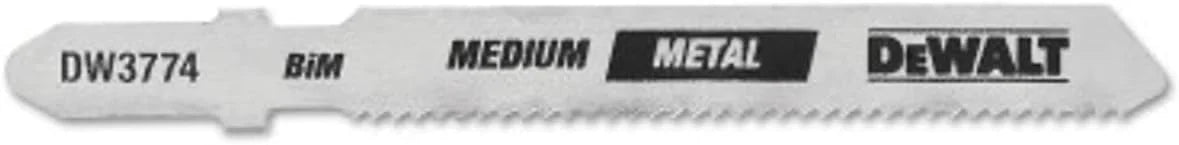 DEWALT DW3774-5 3-Inch 18TPI Medium Metal Cut Cobalt Steel T-Shank Jig Saw Blade (5-Pack)