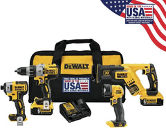 Black & Decker DCK494P2 20V MAX* XR Lithium Ion 4-Tool Combo Kit