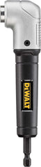 DEWALT Impact Ready 1.5 in Right Angle Drill Attachment, Magnetic Compact Ergonomic 90 Degree Drill Adapter (DWARA120) | Compact 1.5 in Footprint, Metal-Gear Case, Impact-Rated, Fits 1/4 in Internal-Hex Drivers, Magnetic Fastener Retention