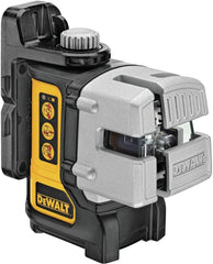 DEWALT Line Laser, Self-Leveling, Black, 3-Beam (DW089K)