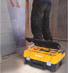 DEWALT TSTAK Tool Organizer, Small Parts and Screw Organizer Tool Box with Removable Compartments, (DWST17805)