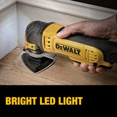 DEWALT DWE315SK Oscillating Multi-Tool Kit, Yellow