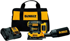 DEWALT DCW200D1 20V MAX XR Cordless 1/4 Sheet Variable Speed Sander Kit (2.0 Ah Battery)